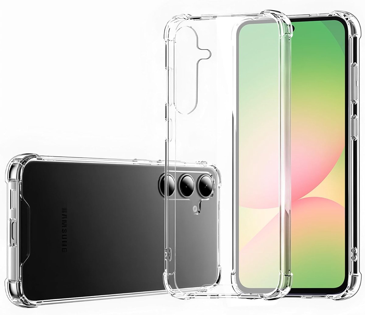 Anti Shock Silicone Hoesje Geschikt voor Samsung Galaxy A36 - transparant - ZT Accessoires