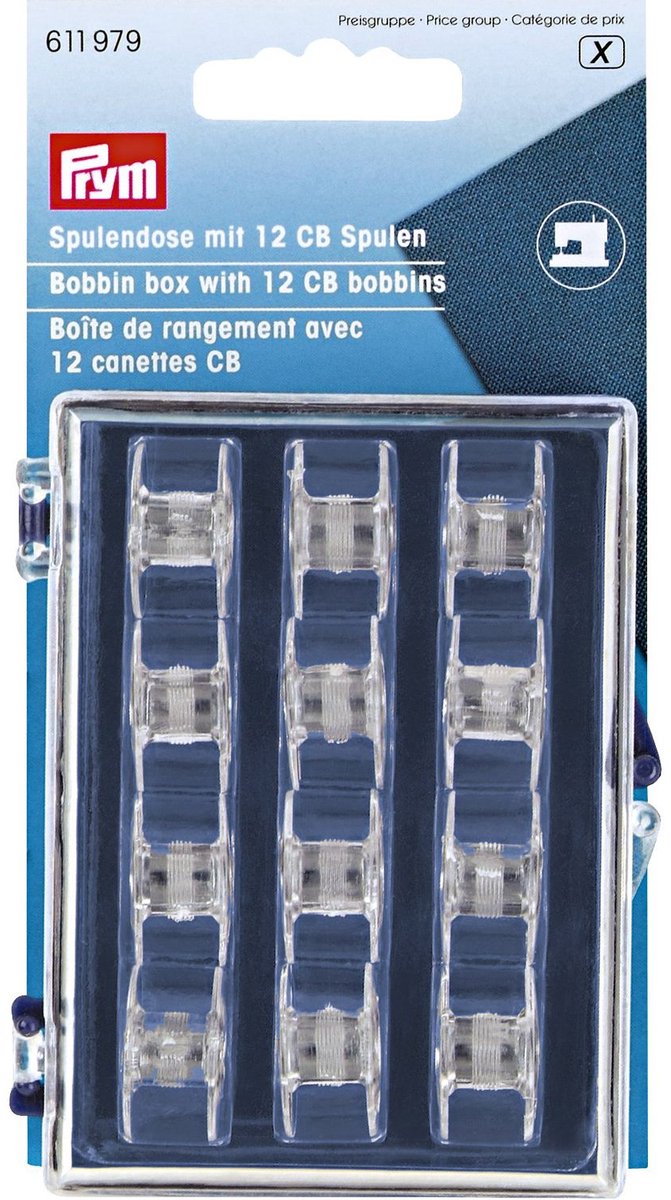 PRYM Spoelendoos 12 CB kunststofspoelen 611979 - Organizers - Prym