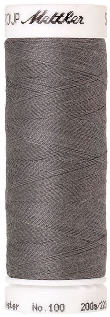Amann Mettler Seralon Naaigaren – Tin (0318) – 200 m – No. 100 – 100% Polyester – Per Stuk