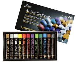 Mungyo Gallery Oliepastel Metallic Set 12 stuks