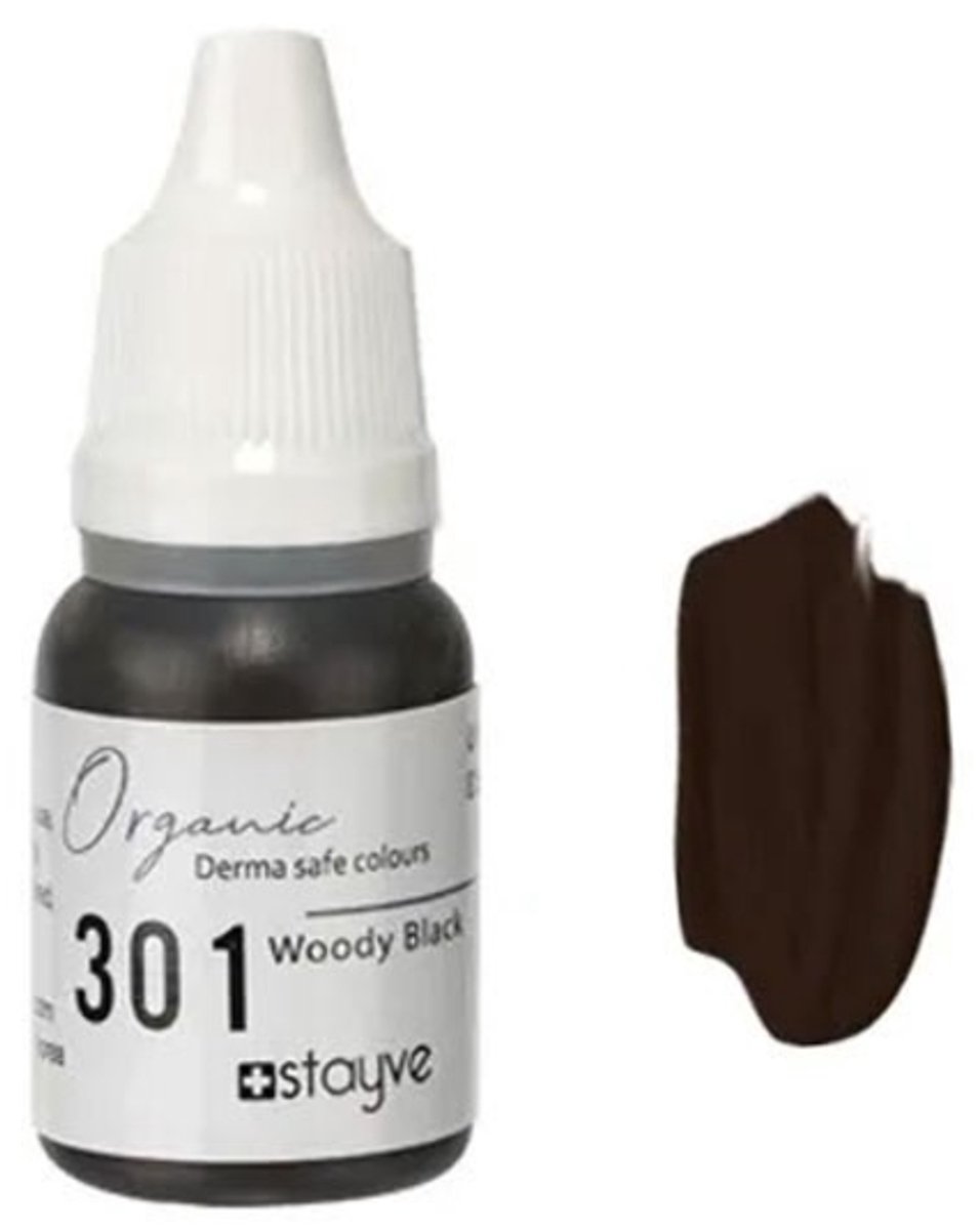 Stayve Organic 301 Woody Black / PMU & Microblading Woody Black 10 ml