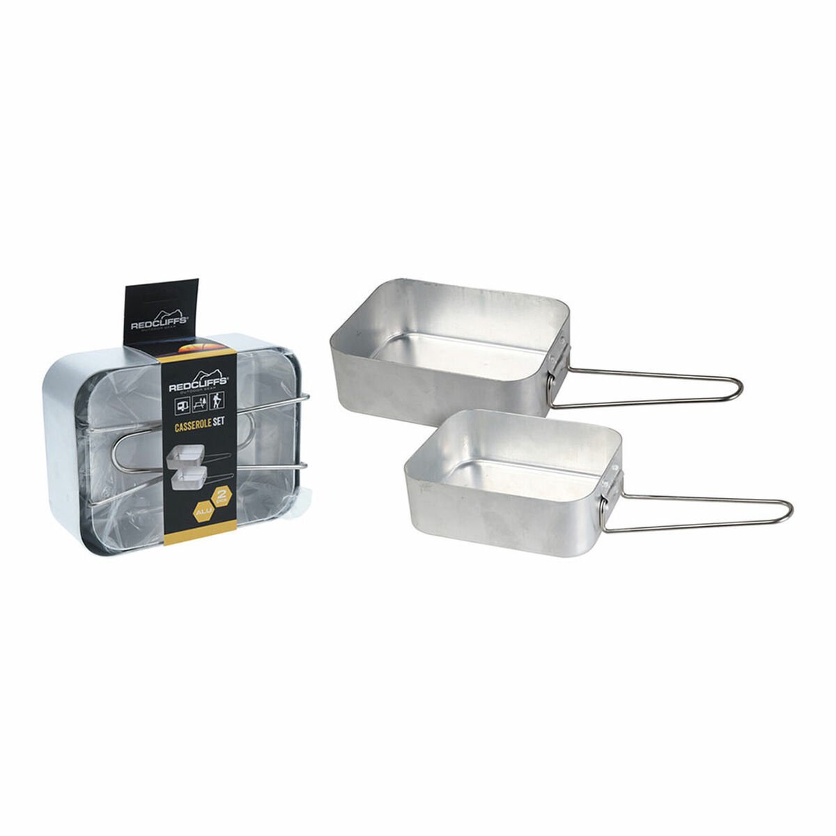 Keukenhaakjes Lifetime 1 L 1,3 L 16,7 X 13,1 X 5,8 cm Ø 18 cm Ø 16 cm 2 Onderdelen (2 Stuks)