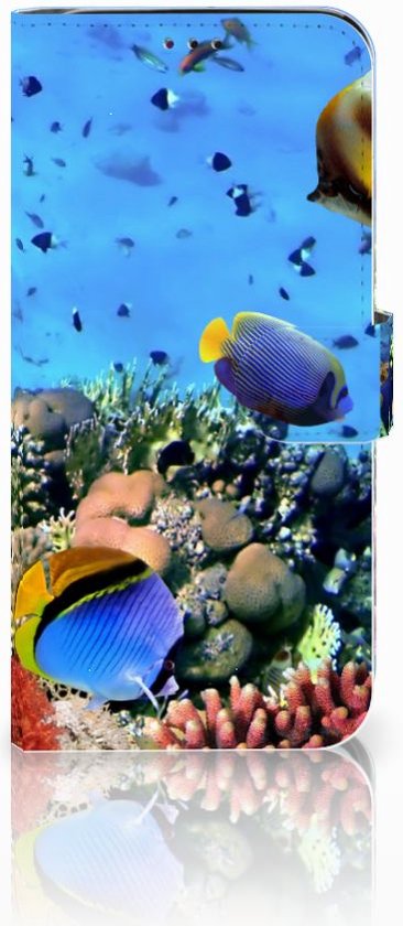 Case Cover pour Samsung Galaxy A70 Portefeuille Pêche