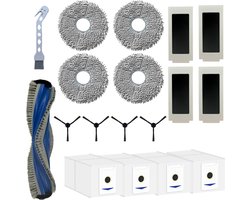 Accessoirespakket voor Ecovacs Deebot T30 Omni/T30 Pro Omni - Zak/Filter/Dweil/Zijborstel/Afzuigrol