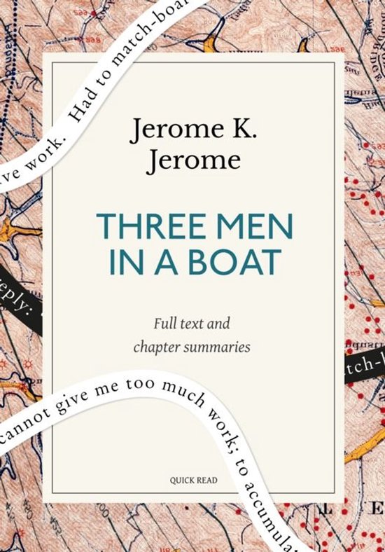 Three Men in a Boat: A Quick Read edition - cover