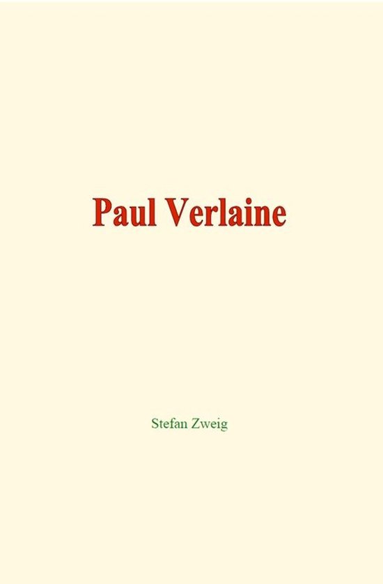 Paul Verlaine - cover