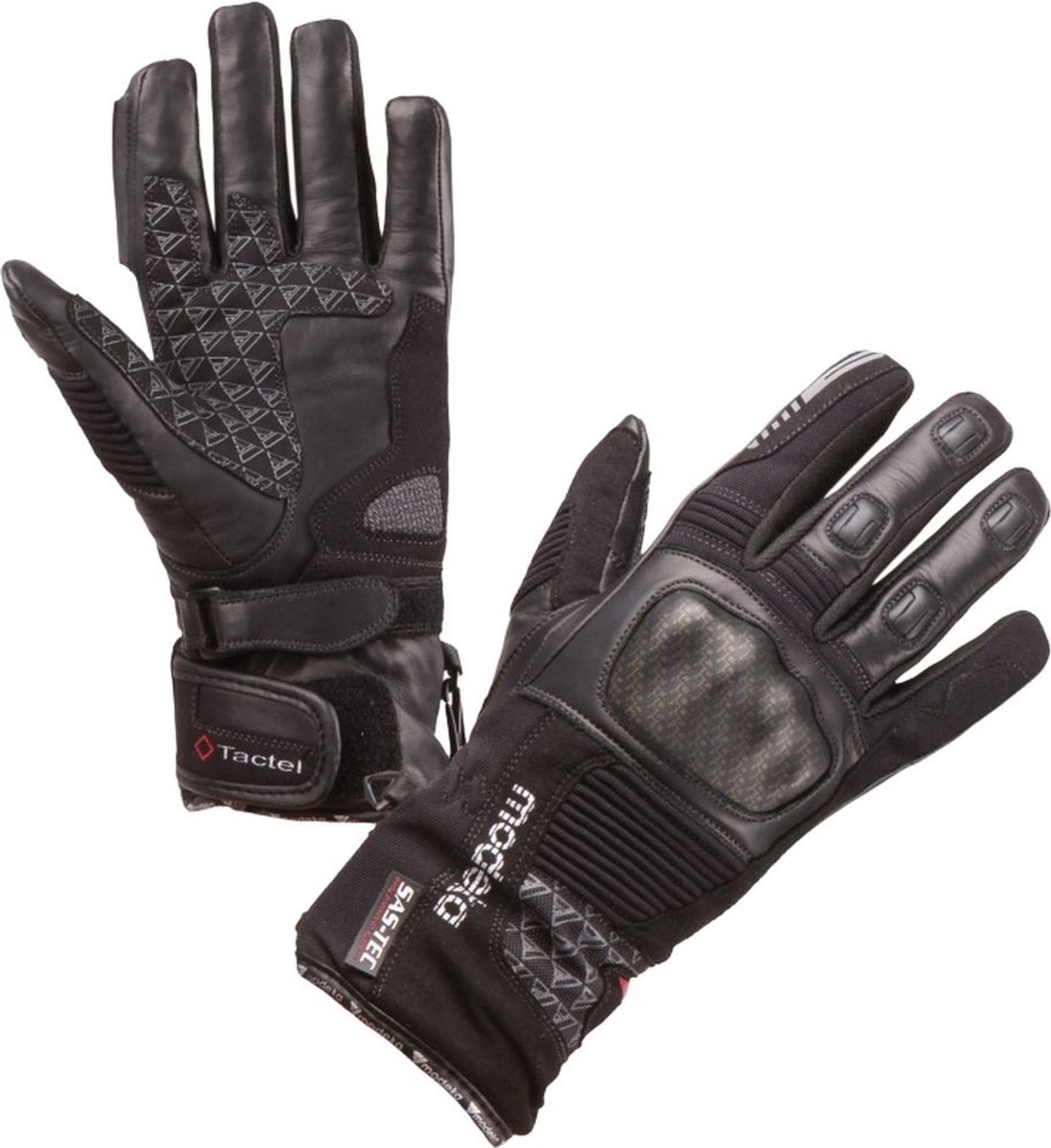 Modeka Damen Motorrad Handschuhe Tacoma 072110 Schwarz-S/Damen