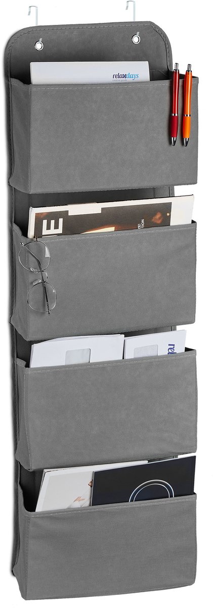 3x hangende wandorganizer - deur organizer - hangende opberger stof - badkamer