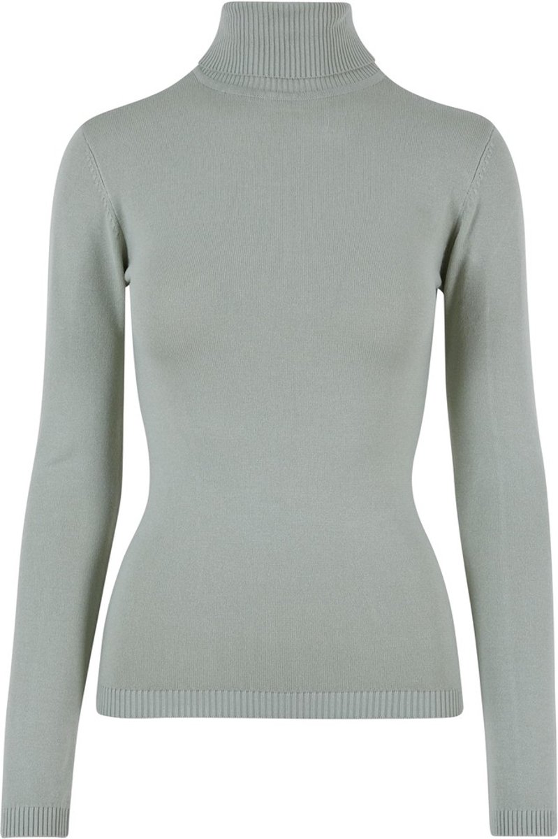 Urban Classics Knitted Turtleneck Sweater/trui 5XL Groen