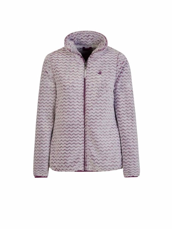 MoFiz Lichtgewicht fleecejack voor dames, met opstaande kraag, zonder capuchon met ritssluiting, Zwart-b, XL