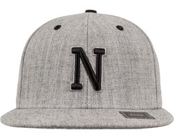 MSTRDS Cap N Letter Snapback grijs gemêleerd