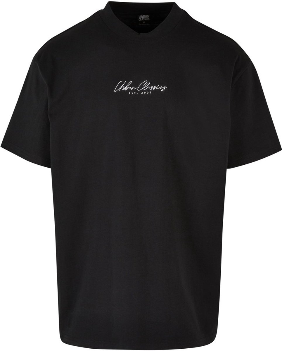 Urban Classics Oversized Mid Embroidery Heren T-shirt M Zwart