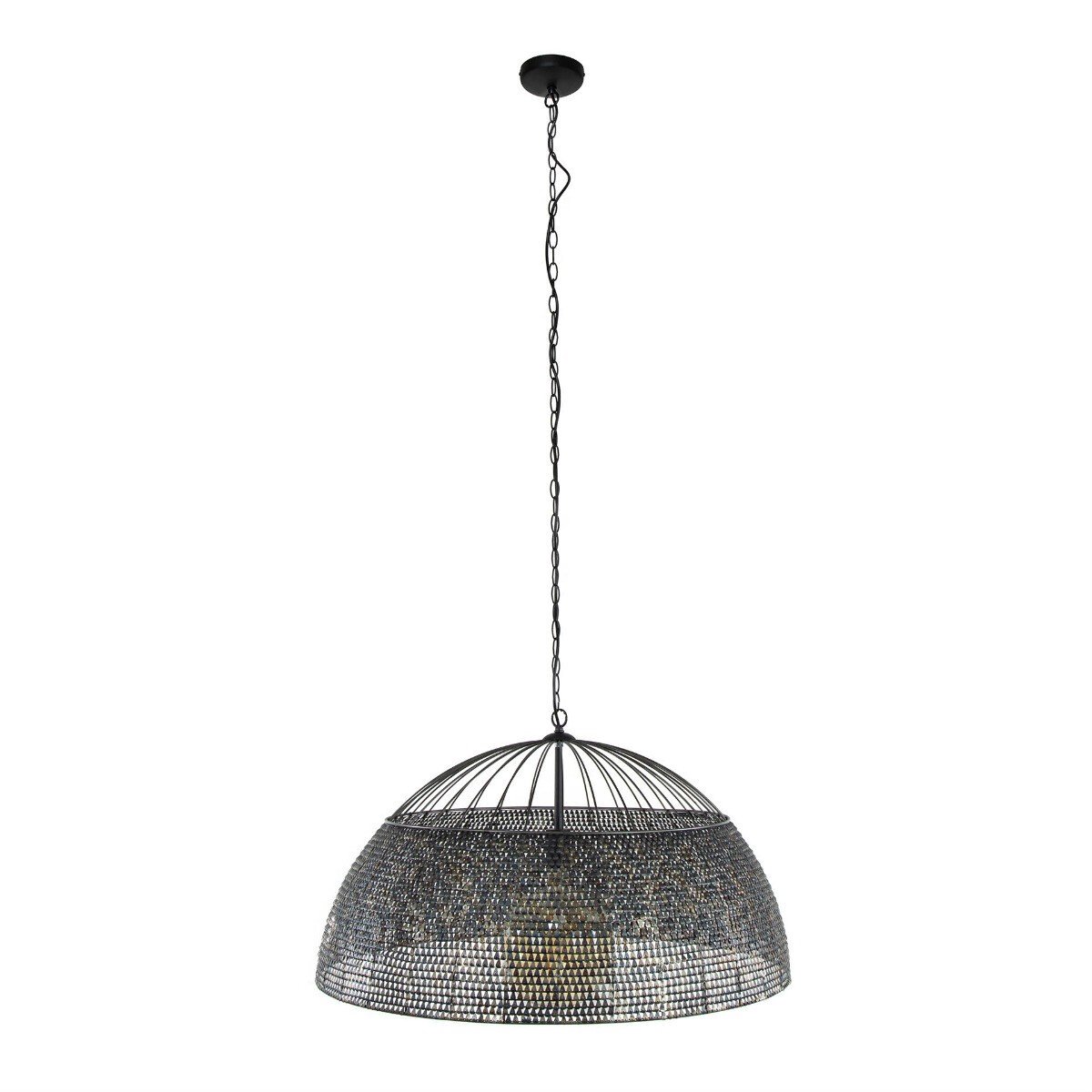 Fraaai - Armin hanglamp Ø80 cm metaal zwart/bruin