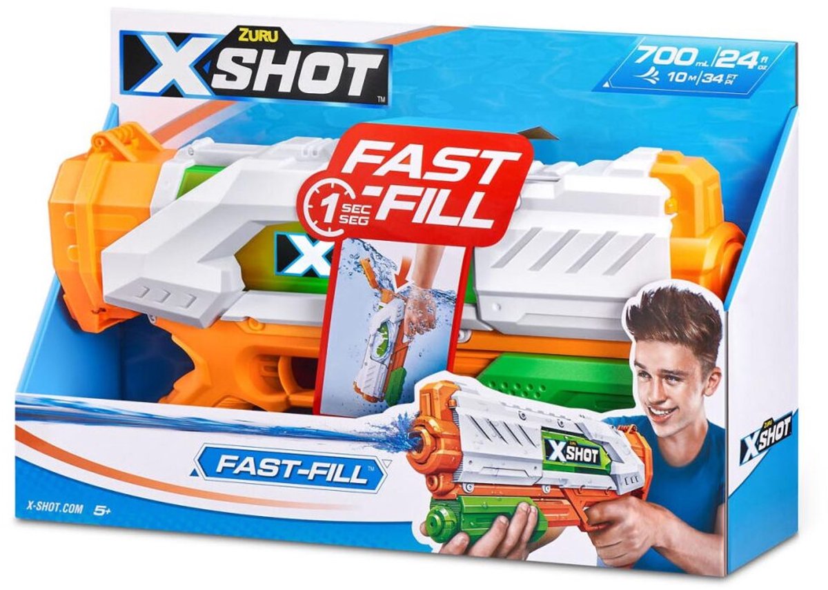 XSHOT Watergevecht Snelvullende Water Blaster van ZURU - Waterpistool — afbeelding 13