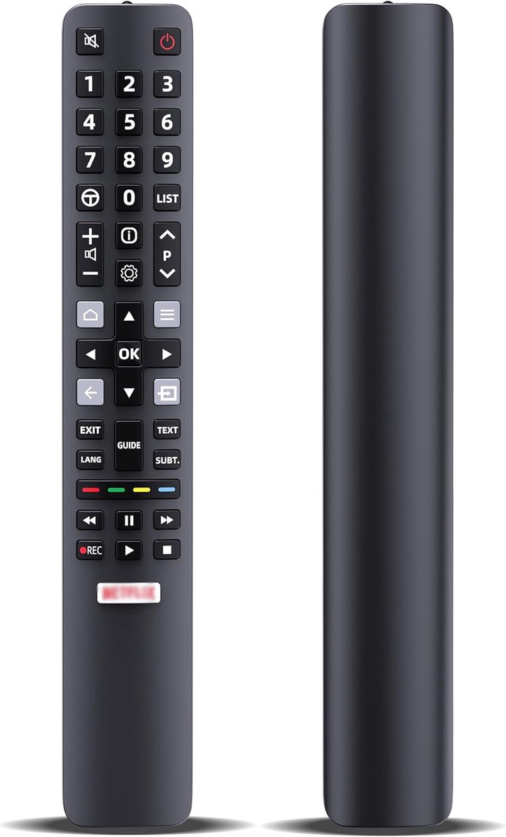 Vervangt de Geschikt voor TCL afstandsbediening RC802N voor Thomson 4K UHD LCD LED Smart TV's, waaronder de 55EP660, 55EP680, 60EP660, 65DC760, U49P6046, U49S7096, 65DC766, 65EP640 en 65EP660.