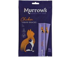 Murrows Liquid Snack - Kattensnack - Kip 8x10 g