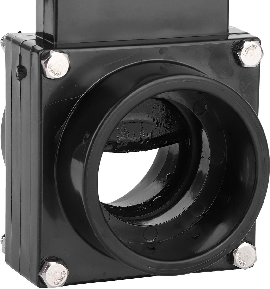 RV Dump Valve - Zwart - Robuust en Corrosiebestendig voor Van Caravan