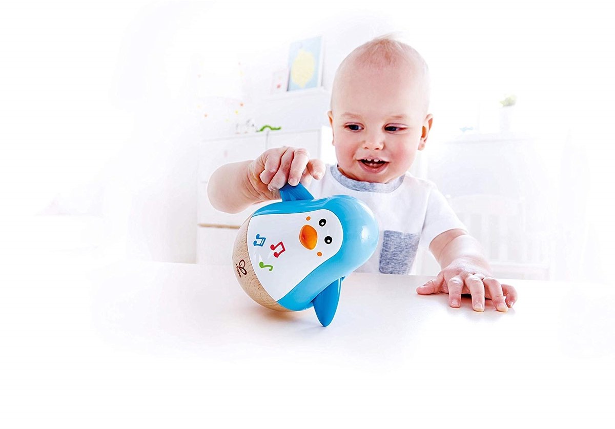 Hape Pinguin Muzikale Wiebelaar - Sensorisch Babyspeelgoed vanaf 6 Maanden — afbeelding 13