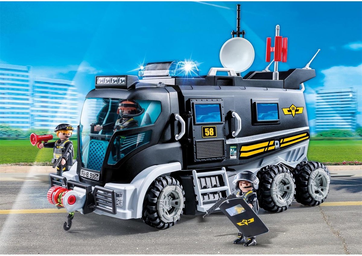 PLAYMOBIL City Action SIE-truck met licht en geluid - 9360 — afbeelding 24