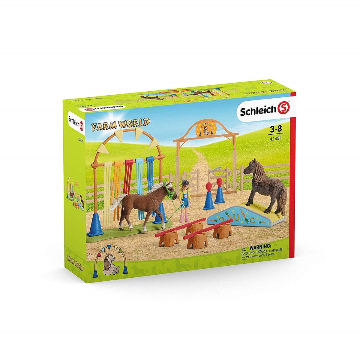 schleich FARM WORLD Speelfigurenset - Paarden Trainingskamp - Kinderspeelgoed voor Jongens en Meisjes - 3 tot 8 jaar - 41 Onderdelen - 42481 — afbeelding 16