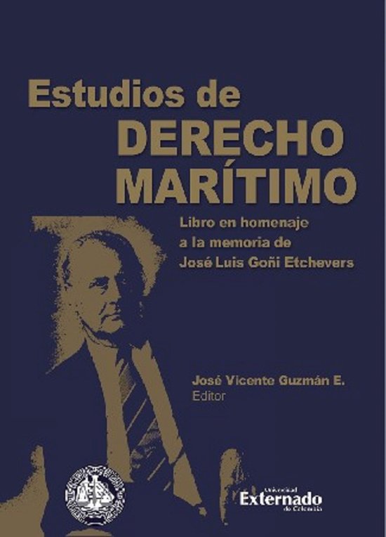 Estudios de derecho marítimo. Libro en homenaje a la memori ... - cover
