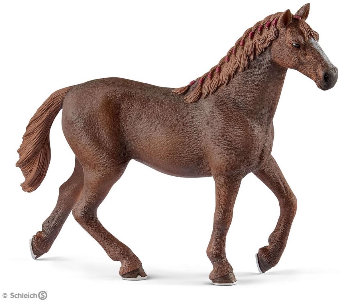 Schleich Horse Club - Engelse volbloed paard merrie speelfiguur thumbnail 2