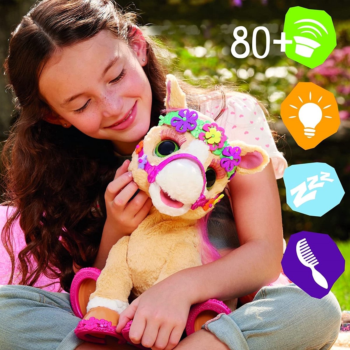 FurReal Cinnamon Mijn Styling Pony - Interactieve knuffel — afbeelding 2