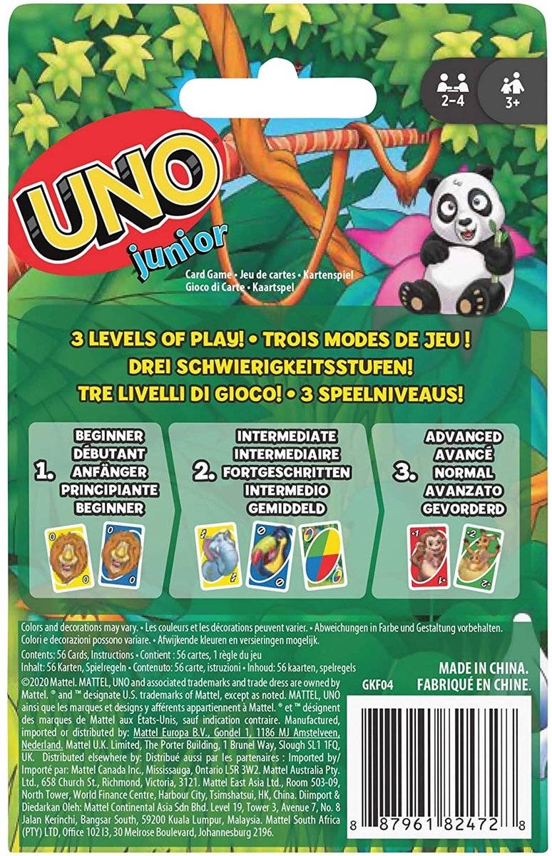 Mattel Games UNO Junior 2.0 Kaartspel — afbeelding 7