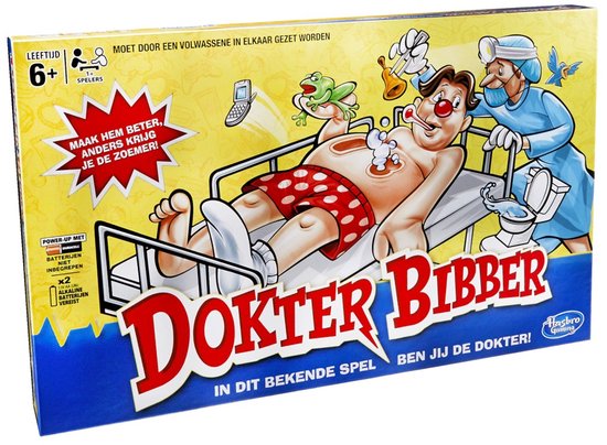 Dokter Bibber - Bordspel - Hasbro Gaming Classic - Gezelschapsspel