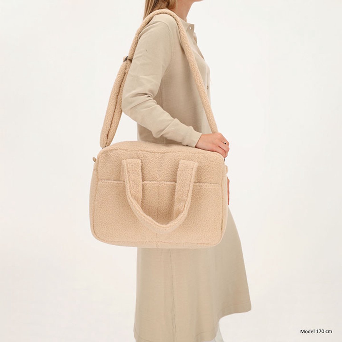 Beagles Lugo Luiertas - Teddy - Shopper - Baby - Mama Tas - Verschoningstas - Diaper Bag - Crème – foto 8