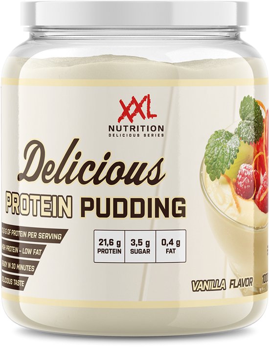 XXL Nutrition - Delicious Protein Pudding - 22 Gram Eiwit - Eiwitrijke Snack & Dessert - Diverse Smaken - Vanille - 440 Gram (11 doseringen) van XXL Nutrition — afbeelding 3