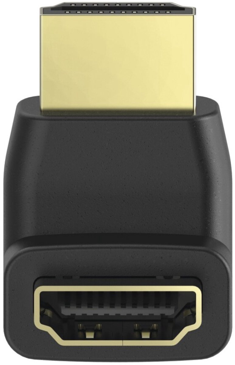 Hama 00205164 HDMI Adapter [1x HDMI-bus - 1x HDMI-stekker] Zwart