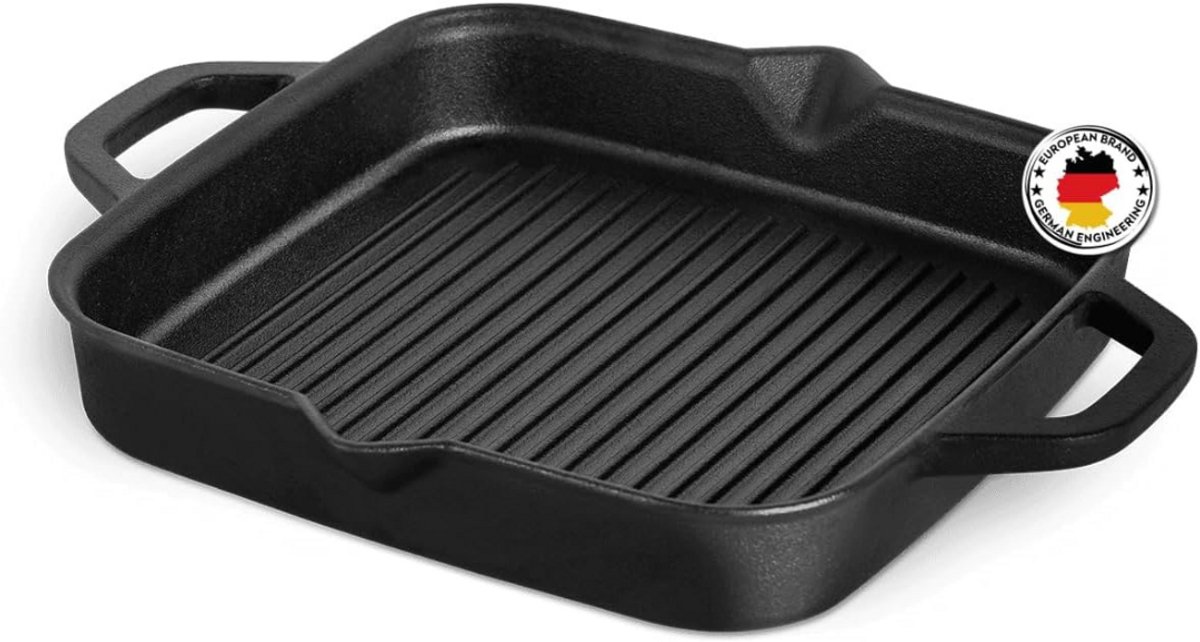 MKSS® Gietijzeren Pan Bbq - Gietijzeren Skillet - Grillplaat