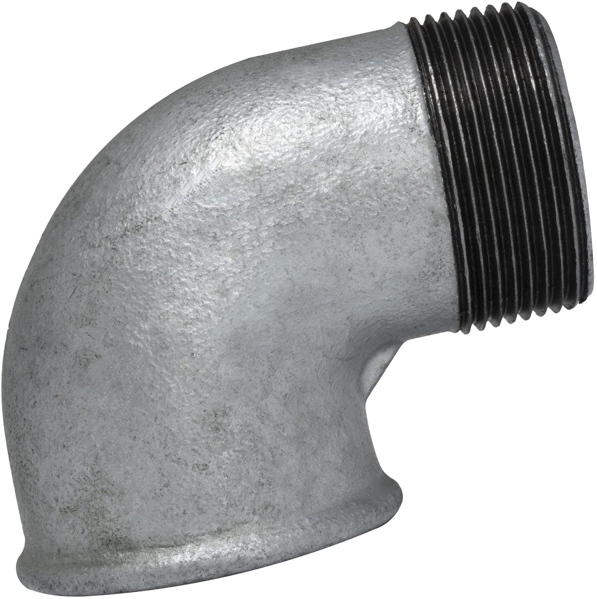 C65050 - Loodgietersartikel - 1 1/2 inch male-female bocht 90Â° - gegalvaniseerd - voor sanitair verwarmingswater