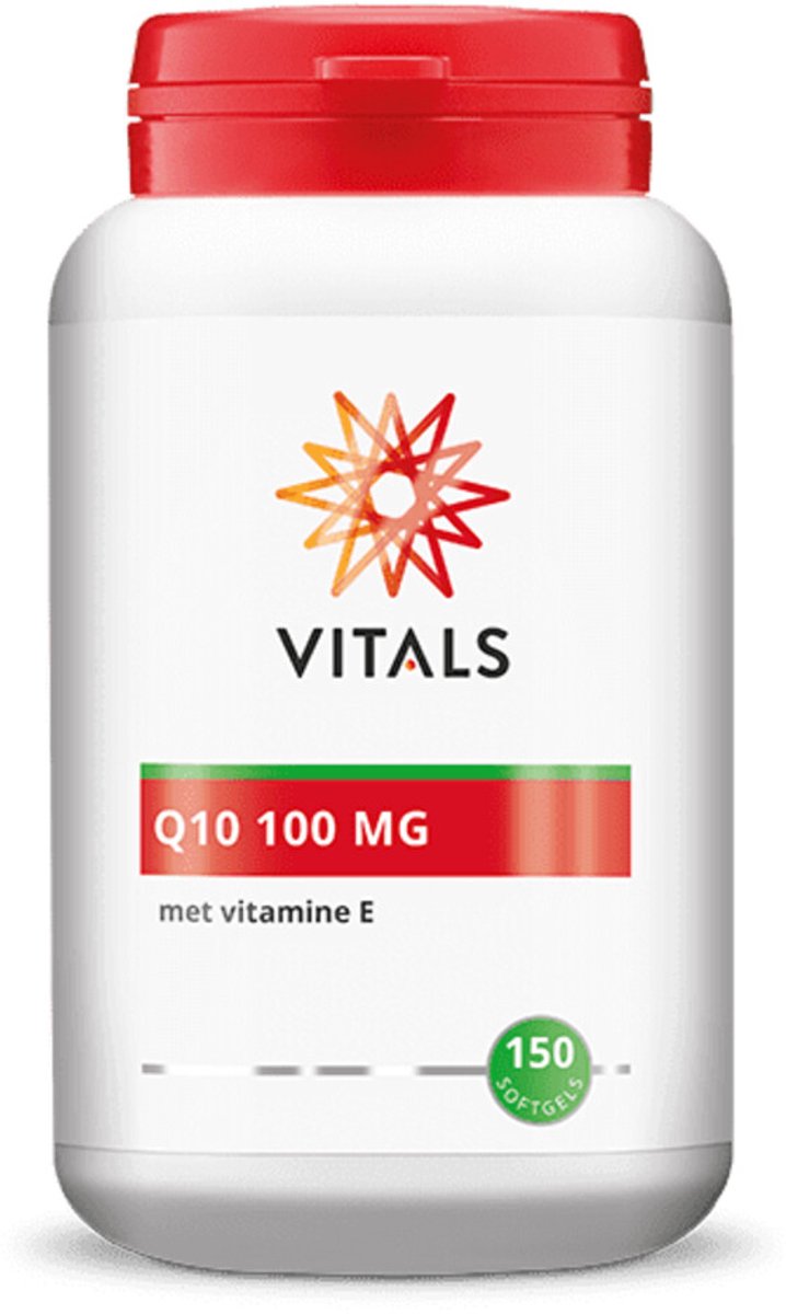 Vitals - Co-enzym Q10 100 mg - 2 x 150 softgels - Voordeelverpakking