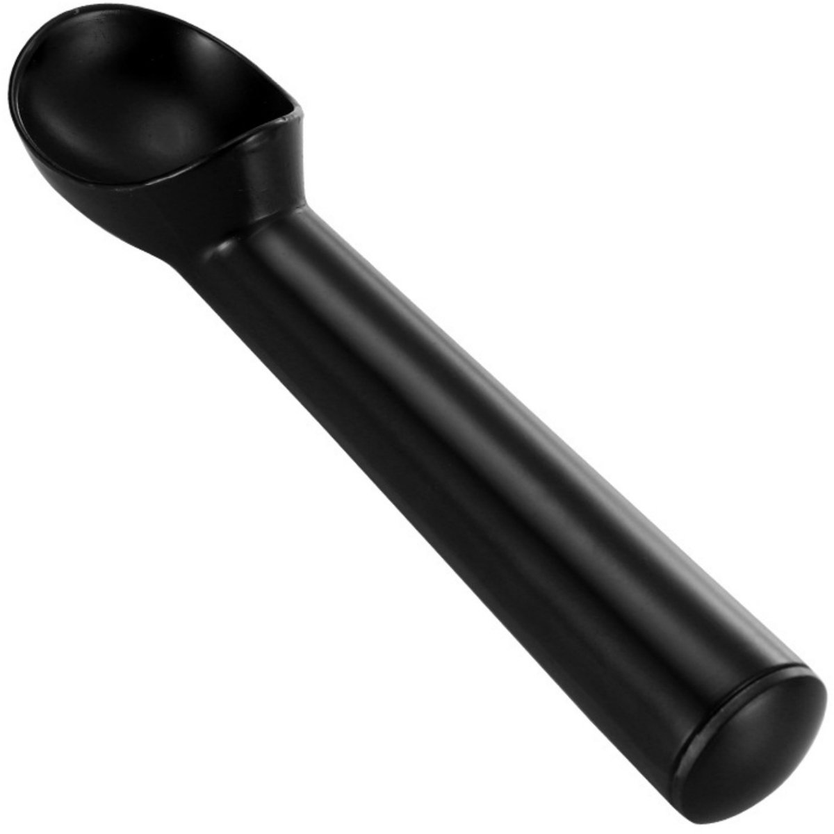 EXCITAT IJsschep - Aluminium ijsschep - 18 cm - Uit één stuk - Antiaanbaklaag - Geschikt voor het maken van gelato, koekjesdeeg en sorbet - Zwart