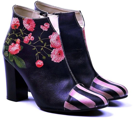Bottines pour femmes Goby Blossom Elegance - Cuir végétalien Handgemaakt - Taille 40