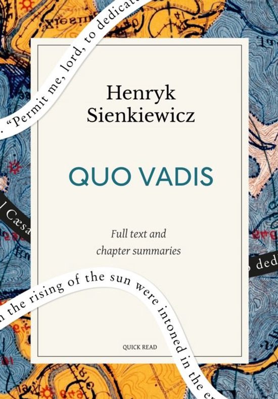 Quo Vadis: A Quick Read edition - cover