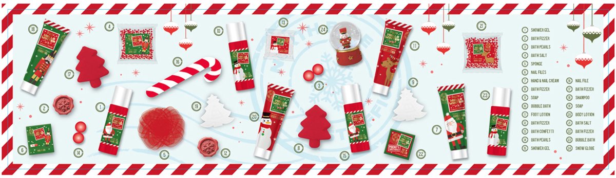Adventskalender 2026 Vrouw Beauty Dames - 24 verrassingen voor Volwassenen en Kinderen - Pakket - Wellness bath - Geschenkset Vrouwen Meisjes - cadeautjes – foto 8