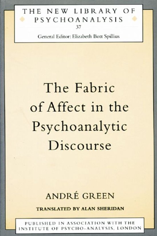 Fabric of Affect in the Psychoanalytic Discourse - cover