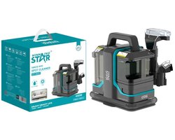 Hennova Tapijtreiniger - Vlekkenreiniger - Meubelreiniger - 240V - Krachtige zuigkracht 11000 PA - Compact en multifunctioneel - 450W - Zwart - 31 x 17 x 35 cm