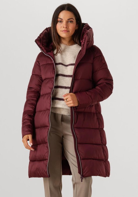 SAVE THE DUCK Lysa Vestes Femme - Manteau d'hiver - Bordeaux - Taille XL