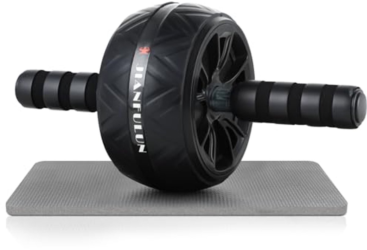 Buikspierroller met Knie Mat - Ideaal voor Thuis Fitness en Abs Training