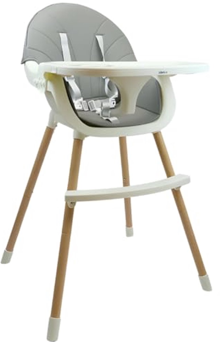Image of 3-in-1 Kinderstoel voor Kinderen met Afneembare Lade en Antislipvoeten