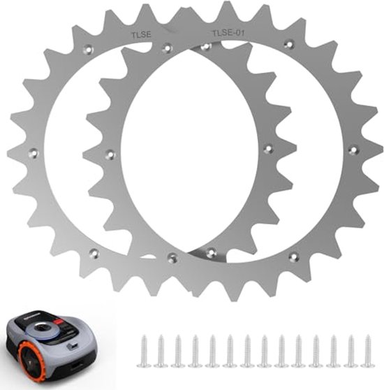 Robotmaaier wieltandspikes 257 mm – Traction Setup voor betere grip op moeilijk terrein