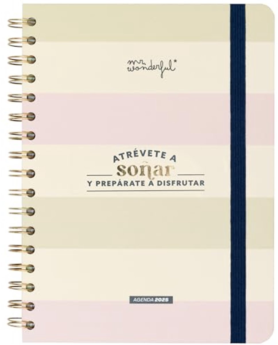 Weekplanner 2025 voor studenten en professionals - Organiseer je jaar met stickers en notitieblok