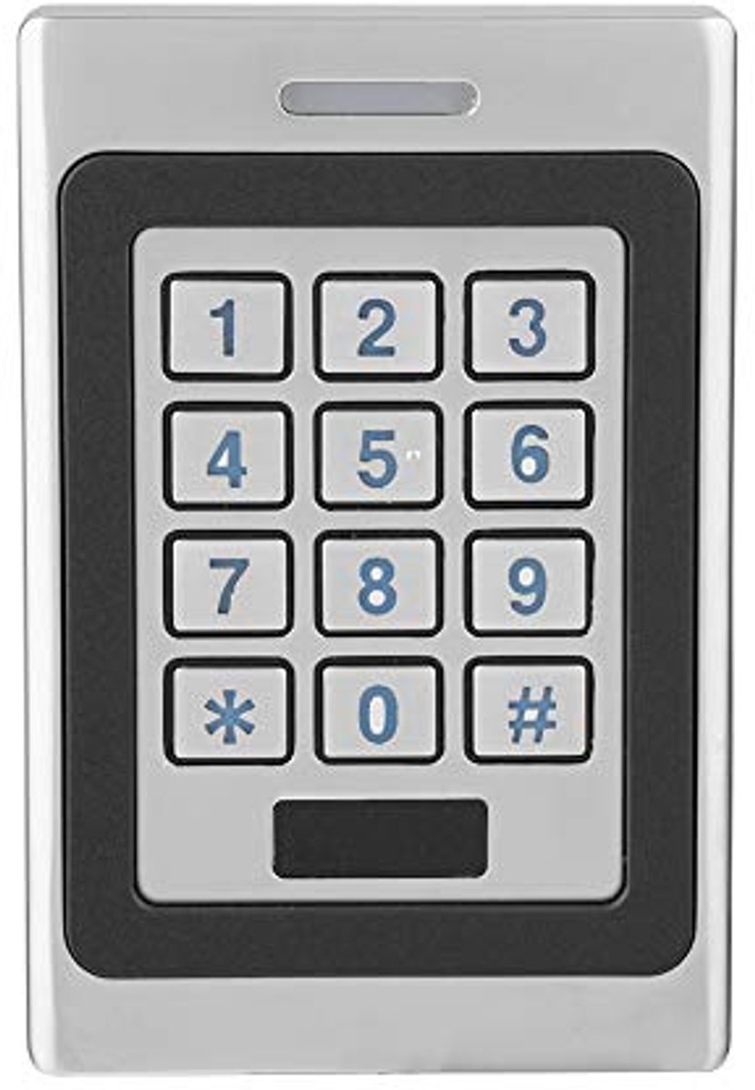 Waterdichte Toegangscontrole DC 12V-24V RFID Kaart Deur Toetsenbord Lezer