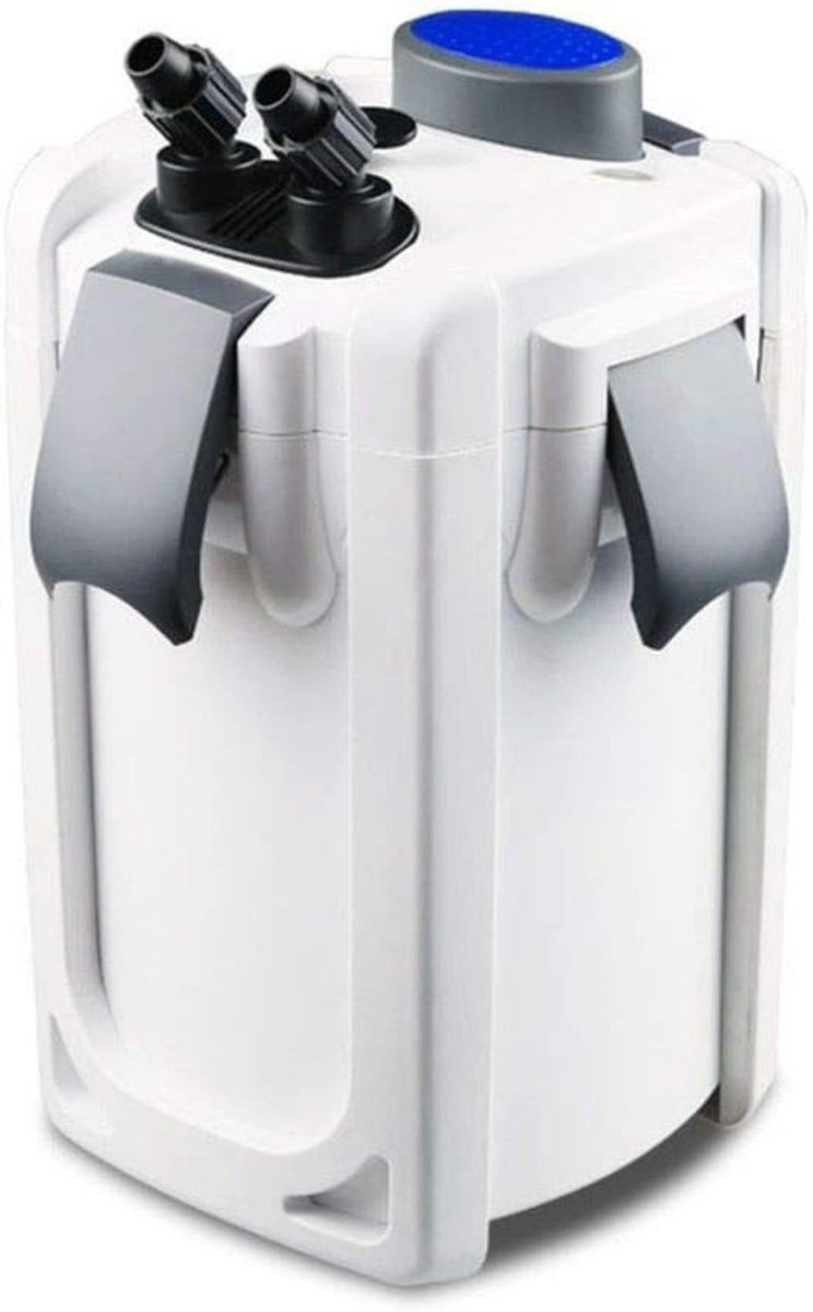 AquaOne Aquarium buitenfilter HW-704A l/u I Hoogwaardige filter voor aquaria tot 1000 liter I Pomp met filtermedia voor zoetwater