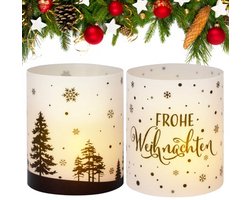 Lantaarn Windlicht voor Gezellige Tafeldecoratie | Binnen en Buiten Gebruik | Kerst en Feestdagen