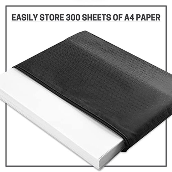 A4 Zipper File Bags - 5 Stuks Waterdichte Opslagzakken voor Documenten, School, Kantoor en Reizen — afbeelding 2